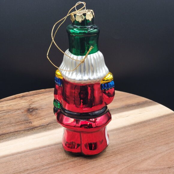 Vintage Santa Nutcracker & Old-World Santa Glass Ornaments - Picture 4 of 7